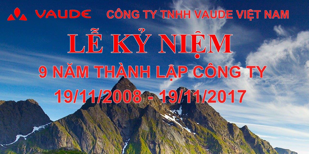 Lễ kỷ niệm 9 năm thành lập Công ty TNHH Vaude Việt Nam