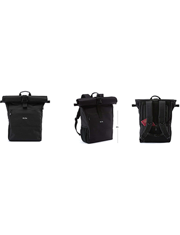 ELA MO ROLLTOP BACKPACK - BLACK