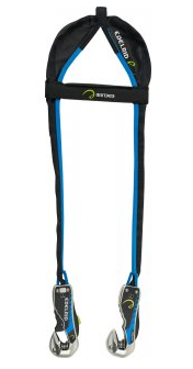 SMART BELAY II LANYARD VN WITH INTERGRATED PILOT BAR BLUE